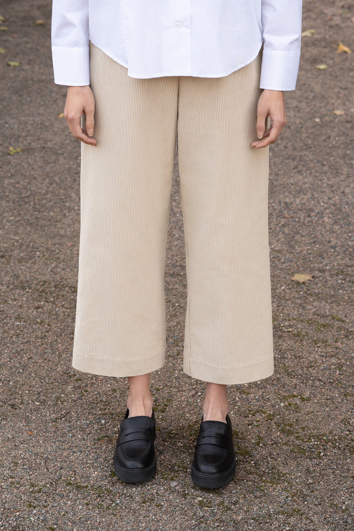 Archetype Cropped Corduroy Trousers