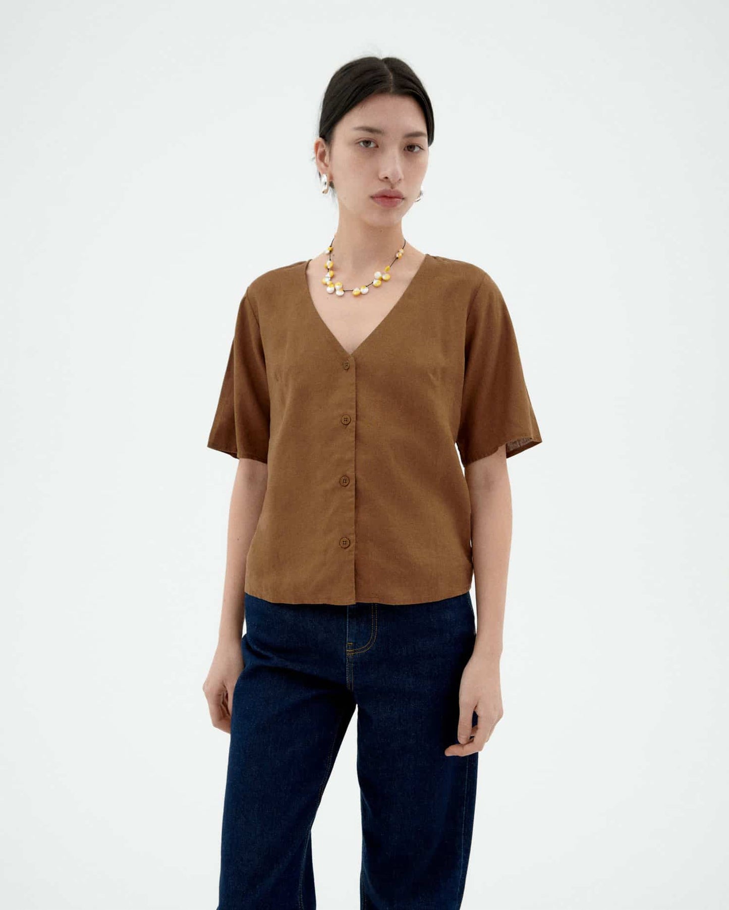 Thinking Mu Hemp Libelula Blouse